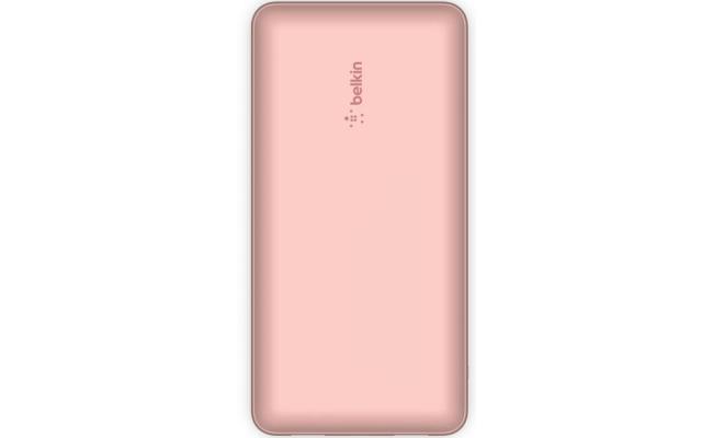 Belkin BoostCharge, USB C Power Bank 20000mAh w/ 2xUSB-A Ports, 15W, iPhone 17, Air, Pro, Samsung Galaxy S25, iPad, Nintendo Switch 2, Google Pixel 10, etc. - Pink